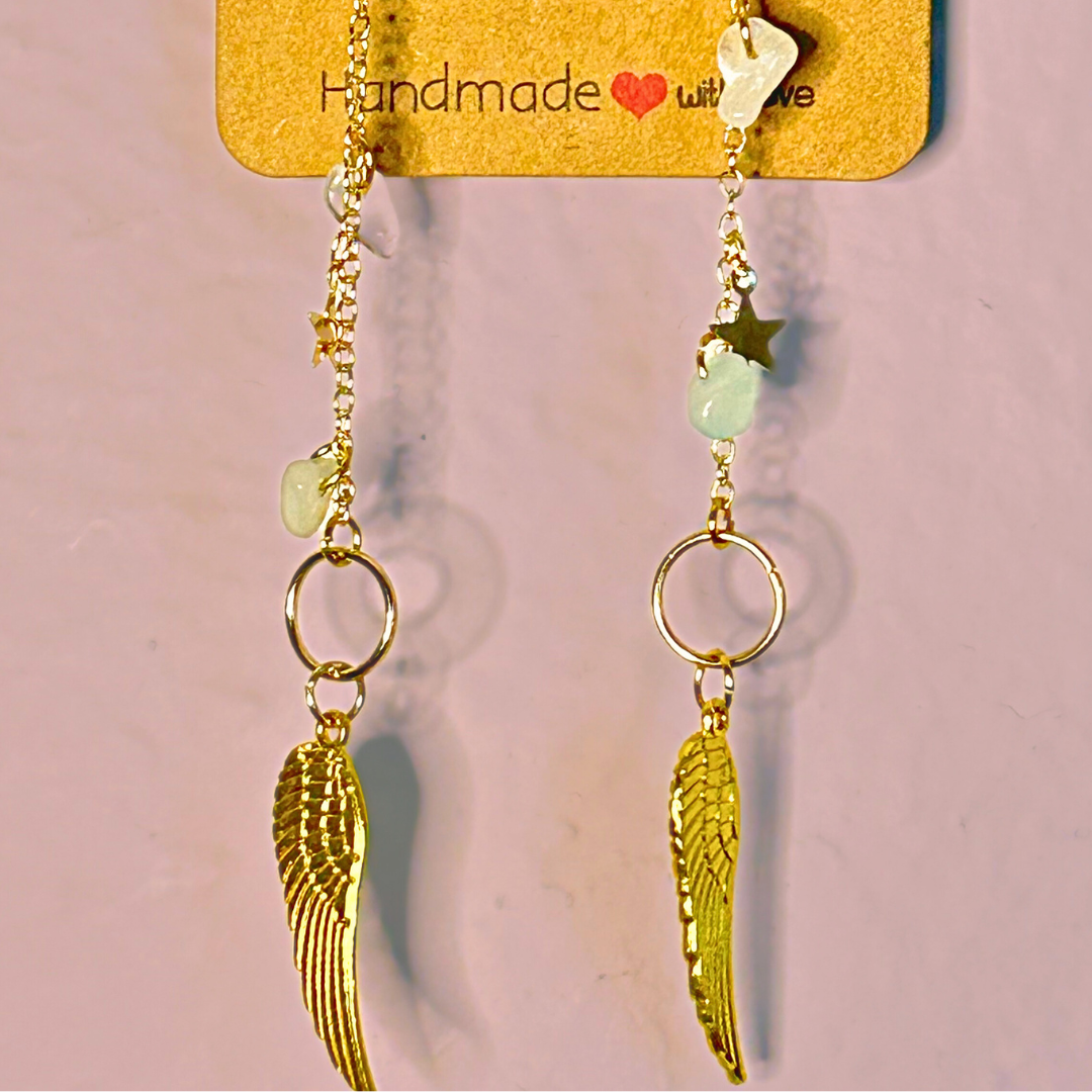 Golden Wings Dangles