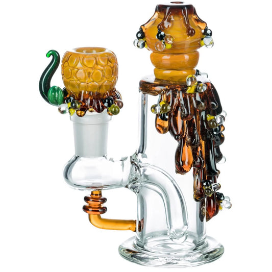 Empire Glassworks 5.5 Inch Mini Bee Hive Glass Bong Water Pipe