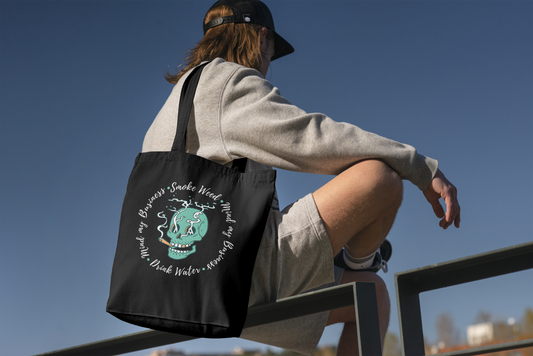 Basic Principles Tote - Teal/Blck