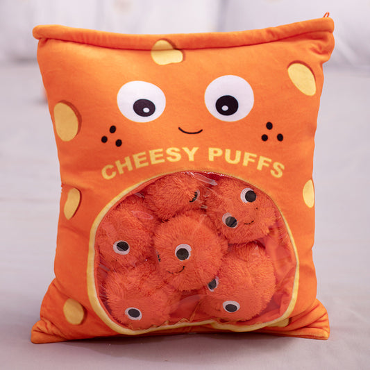 Cheesy Puffs Pillow